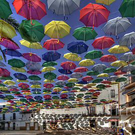 Umbrellas Rainbow - Malpartida de Caceres - Spain by Paolo Signorini