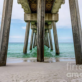 Under The Panama Beach Pier by Jennifer White