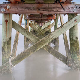 Under the Pier - Swampscott, MA by Betty Denise