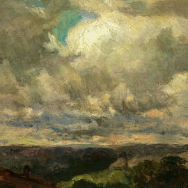 Untitled, Landscape Cloudy Sky by Edward Mitchell Bannister