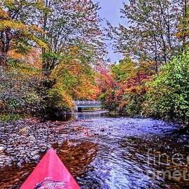 Up the Creek -  - Webster Lake, New Hampshire by Dave Pellegrini