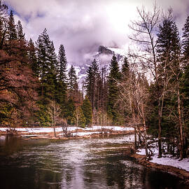 Up the Yosemite Merced River Valley by Norma Brandsberg