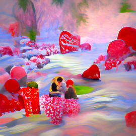 Valentine Landscape  by Cristi Sturgill