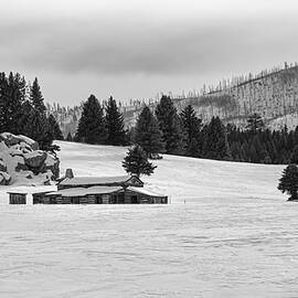 Valles Caldera in Winter by Mary Lee Dereske