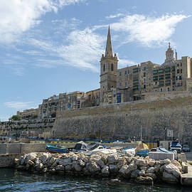 Valletta Malta Skyline from the Sliema Ferry by Georgia Mizuleva