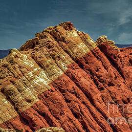 Valley of Fire Super Moon Nevada USA Color by Chuck Kuhn