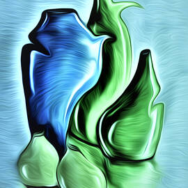 Vases in Abstract by Ronald Mills