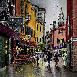 Venice Rainy Day by Brett Gordon