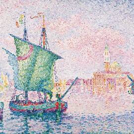 Venice The Pink Cloud  art by Paul Signac French