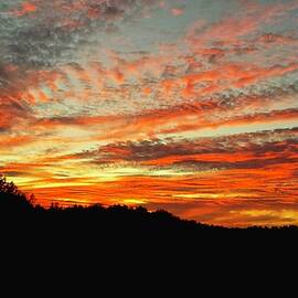 Vibrant Evening Sky by Michael Panno
