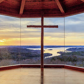 View From The Chapel Of The Ozarks by James Eddy