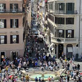 View from the Spanish Steps by Susan Silver