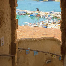 View of Castellammare del Golfo, Sicily Italy by Joan Carroll