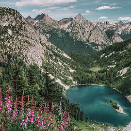 View of Lake Ann from the Maple Pass Loop Trail by Bella B Photography