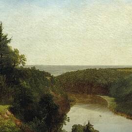  View on the Genesee near Mount Morris 1857 