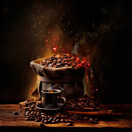 Vintage Aroma - Roastery Art by Lourry Legarde