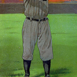 Vintage Baseball Player Jones Poster Design by Art Lahr