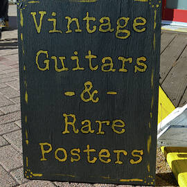 Vintage Guitars And Rare Posters by Glenn McCarthy Art and Photography