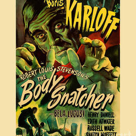 vintage horror movie poster by Madame Memento