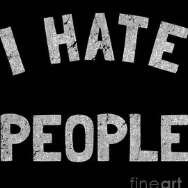 Retro I Hate People by Flippin Sweet Gear
