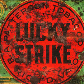 Vintage Lucky Strike Tin  by Scott Burd