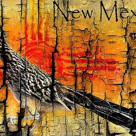 Vintage New Mexico Roadrunner by Barbara Chichester