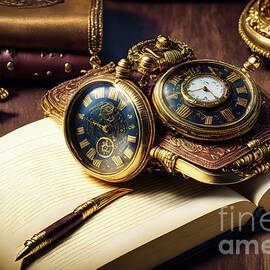 Vintage Timepiece by Shelia Hunt