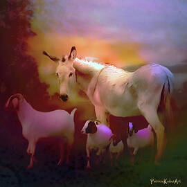 Violet, The Donkey, And Her Goats by Patricia Keller