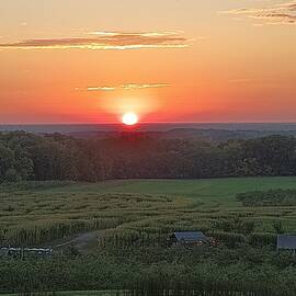 Vista Sunset Ohio by Nancy Spirakus