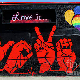 Wall Art Love Is... by Bob Christopher