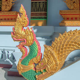 Wat Burapa Phra Wihan Makara and Naga Guardian DTHU1390 by Gerry Gantt
