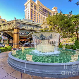Water Fountain Outside Bellagio Las Vegas