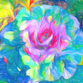 Watercolor Cabbage by Carol Lowbeer