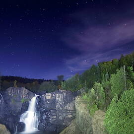 Waterfall at Grand Portage state park by Alex Nikitsin