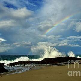 Waves and Rainbow Morning by Craig Wood