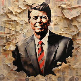 Ronald Reagan Mixed Media