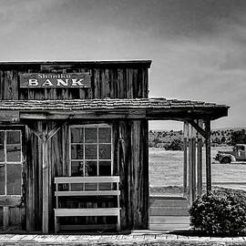 Where The Ghosts Bank - BW by Michael R Anderson
