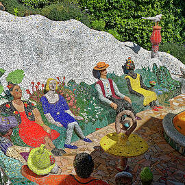 Whimsical Mosaic Scene by Sally Weigand