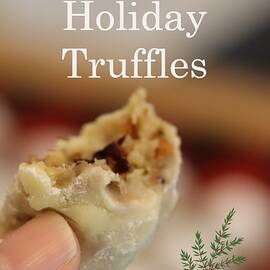 White Chocolate Cherry Pistachio Holiday Truffles by CG Abrams