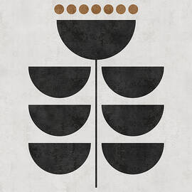 Wild Flower 01 - Minimal, Modern - Mid Century Abstract Art by Studio Grafiikka