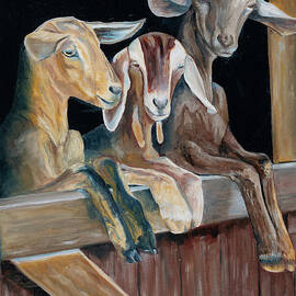 Window of Goats by Charlotte Blanchard