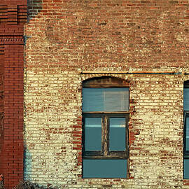 Windows and Bricks - Omaha by Nikolyn McDonald