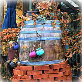 Wine Barrel Sycamore Mineral Springs Avila CA by Floyd Snyder