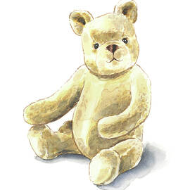 Winnie the Pooh Teddy Bear by Laura Row