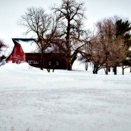 Winter Barn by Ed Peterson