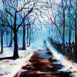 Winter in the park by Vesna Martinjak
