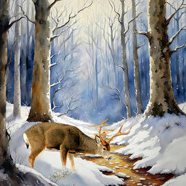 Winter In the Woods by Donna Kennedy