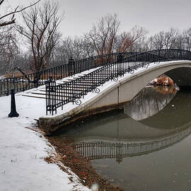 Winter Snowy Bridge by Michael Rucker