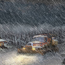 Winter - The invincible snow plow by Mike Savad