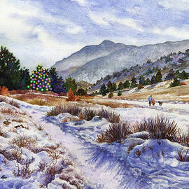 Winter Wonderland Christmas Card by Anne Gifford